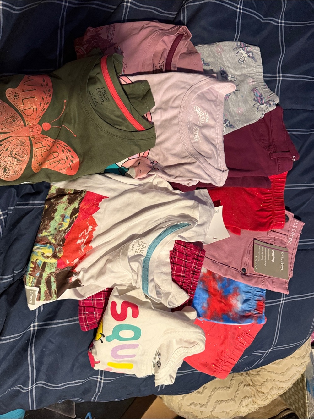 10/12 Girls Falls Creek bundle with skirt, shorts, jeggings and leggings